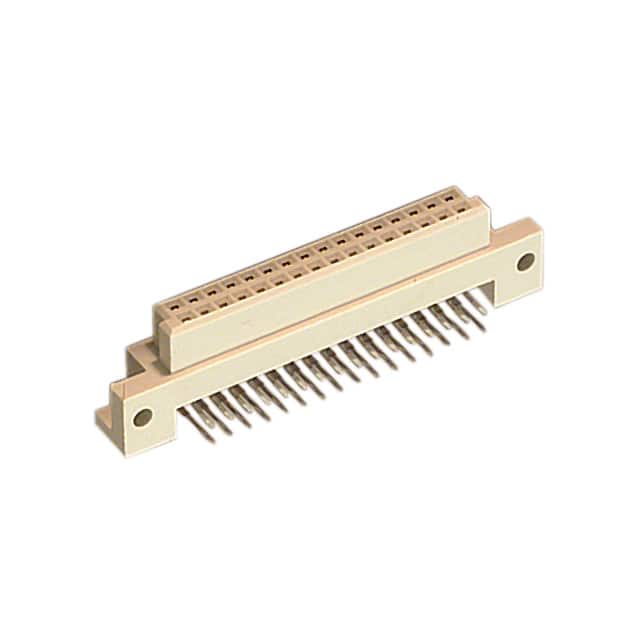 PCN13-32S-2.54DS CONN DIN RCPT 32POS PCB RA GOLD