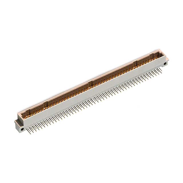 PCN10-96P-2.54DS(72) CONN DIN HDR 96POS PCB RA GOLD