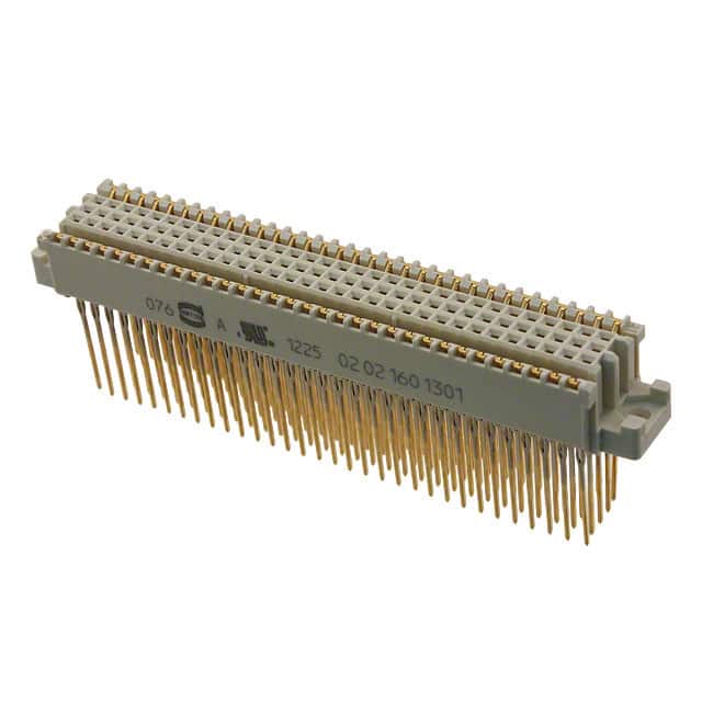 02021601301 CONN DIN RCPT 160POS PCB GOLD