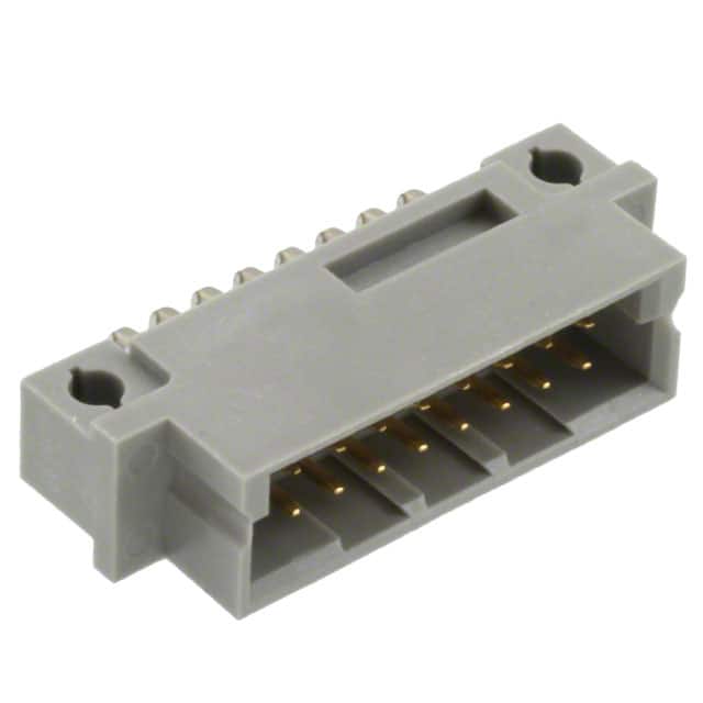 PCN10-16P-2.54DS(72) CONN DIN HDR 16POS PCB RA GOLD