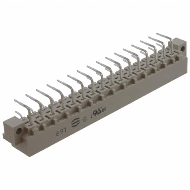 09041322921 CONN DIN HDR 32POS PCB RA GOLD
