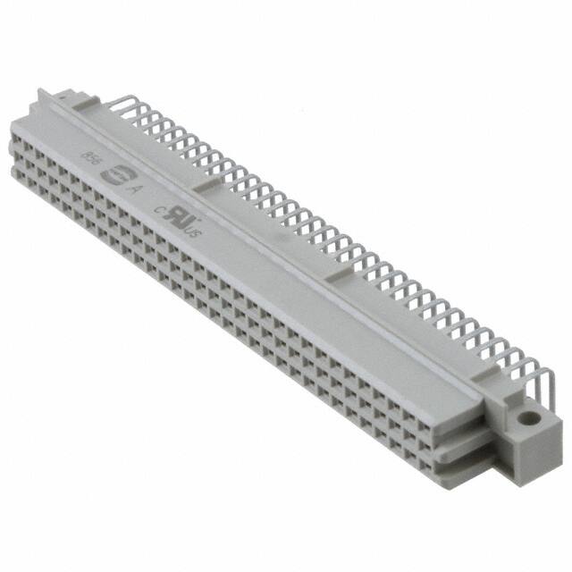 09732962801 CONN DIN RCPT 96POS PCB RA