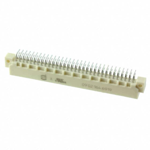 09021646919 CONN DIN HDR 64POS PCB RA GOLD