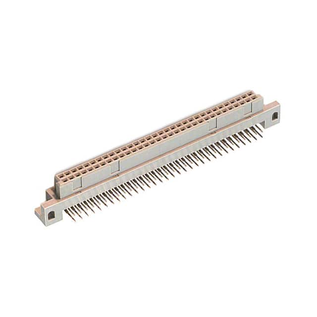 PCN10C-64S-2.54DS(72) CONN DIN RCPT 64POS PCB RA GOLD