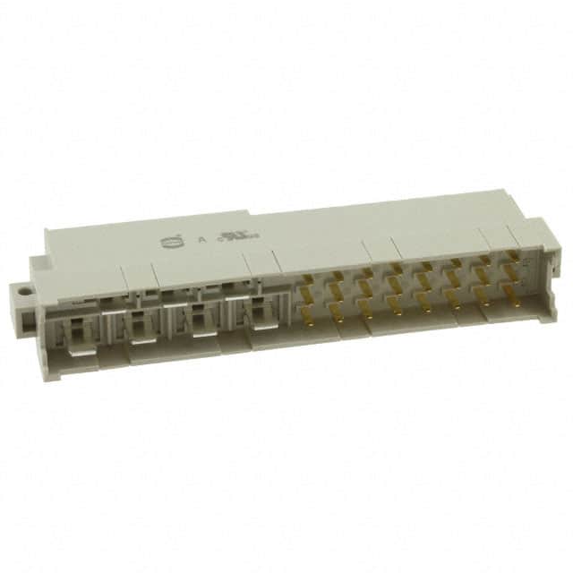 09061316924710 CONN DIN HDR 31POS PCB RA GOLD