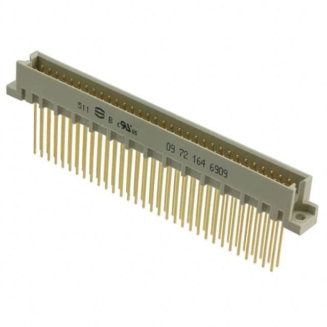 09721646909 CONN DIN HDR 64POS PCB GOLD