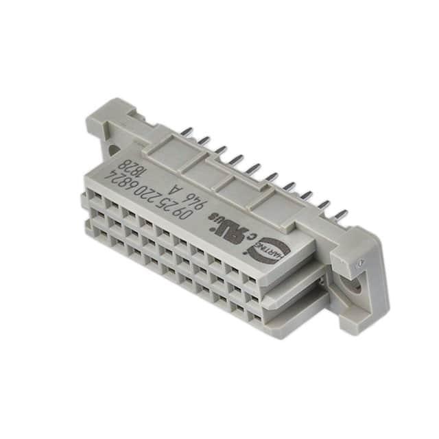 09252206824 CONN DIN RCPT 30POS PCB GOLD