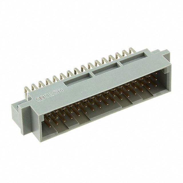 PCN10-48P-2.54DS(72) CONN DIN HDR 48POS PCB RA GOLD