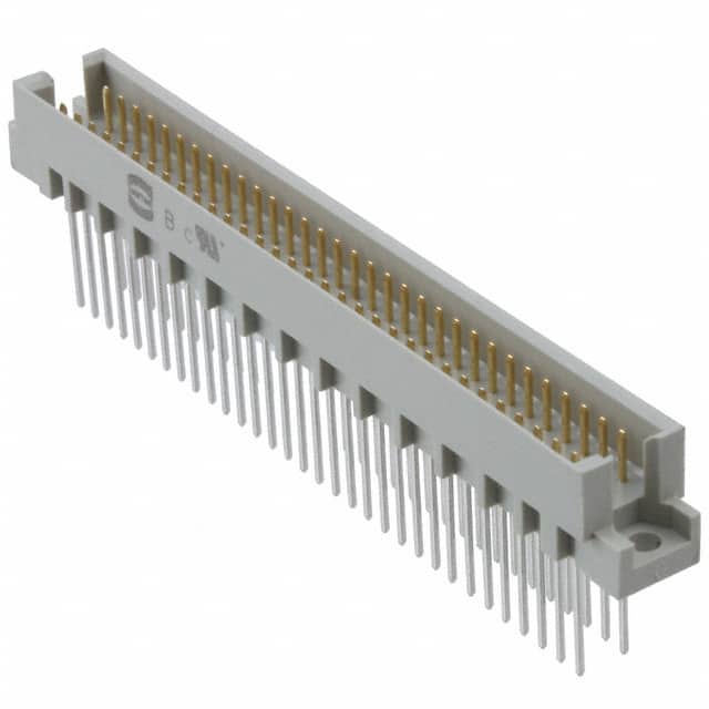 09731646907 CONN DIN HDR 96POS PNL MNT GOLD