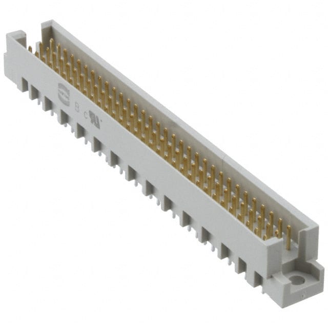 09731966902 CONN DIN HDR 96POS PNL MNT GOLD
