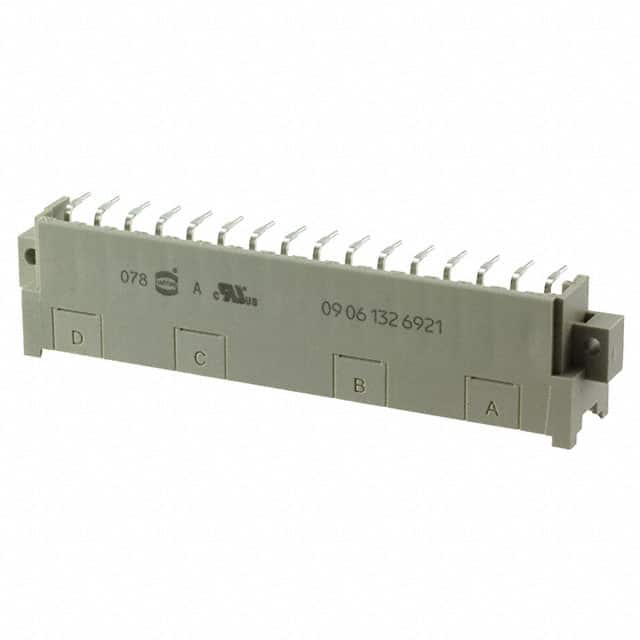 09061326921 CONN DIN HDR 48POS PCB RA GOLD