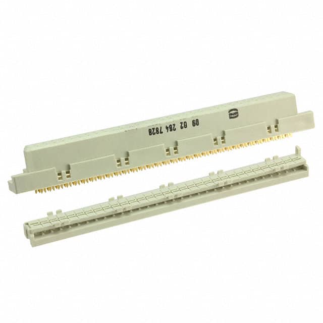 09022647828 CONN DIN RCPT 64POS IN-LINE GOLD