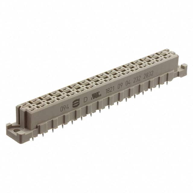 09042322832 CONN DIN RCPT 32POS PCB GOLD