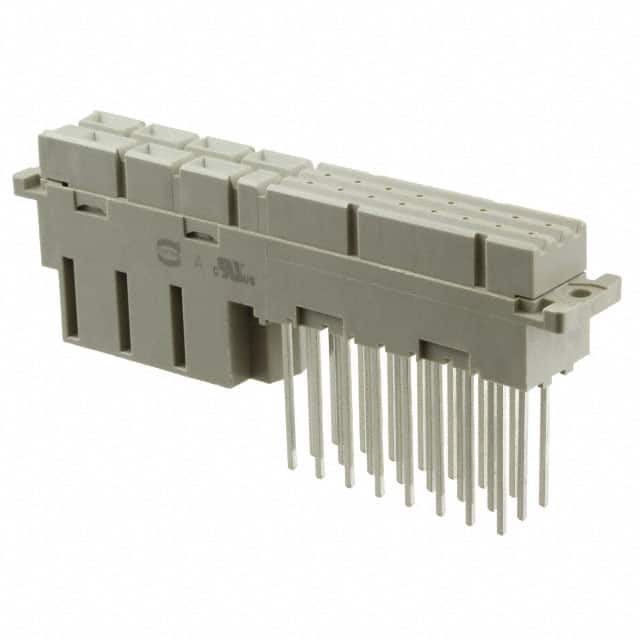 09062316821 CONN DIN RCPT 31POS PNL MNT GOLD