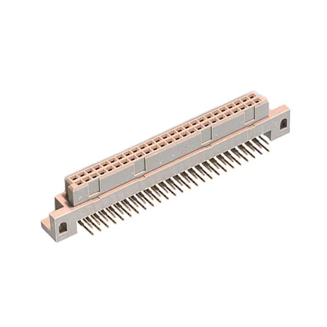 PCN10C-50S-2.54DS(72) CONN DIN RCPT 50POS PCB RA GOLD