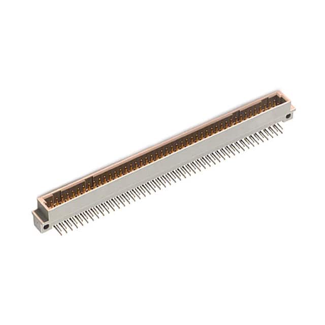 PCN10-90P-2.54DS(72) CONN DIN HDR 90POS PCB RA GOLD