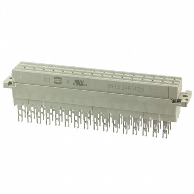 09062487823 CONN DIN RCPT 48POS PNL MNT GOLD