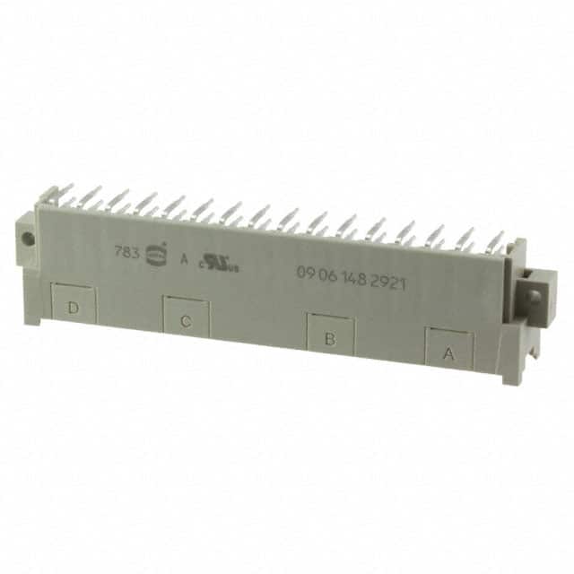 09061482921 CONN DIN HDR 48POS PCB RA GOLD
