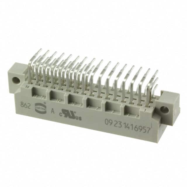 09231416957 CONN DIN HDR 48POS PCB RA GOLD