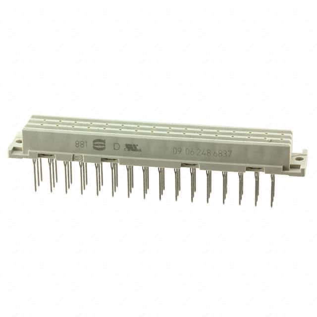 09062486837 CONN DIN RCPT 48POS PCB GOLD