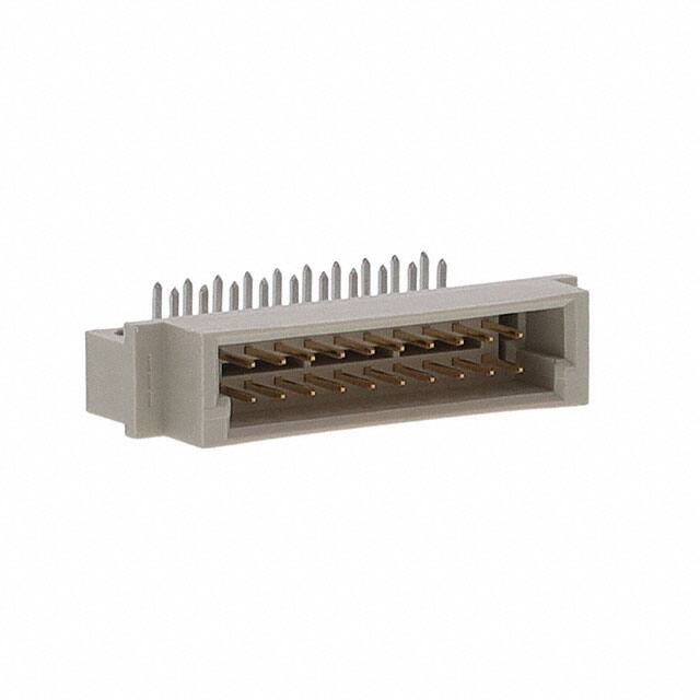 5-1393644-6 CONN DIN PLUG 20POS PCB RA GOLD