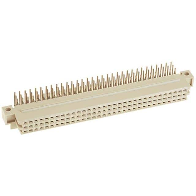 09732966804 CONN DIN RCPT 96POS PCB RA GOLD