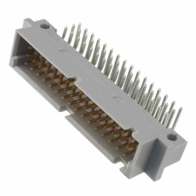 DIN-048CPC-SR1-HM CONN DIN PLUG 48POS PCB RA GOLD