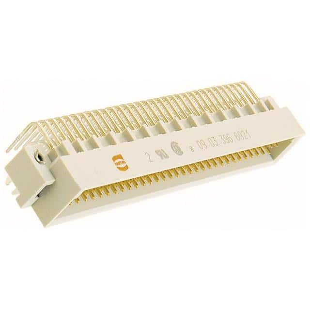 09033322921 CONN DIN HDR 96POS PCB RA GOLD