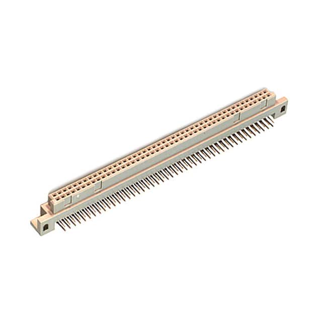 PCN10C-90S-2.54DS CONN DIN RCPT 90POS PCB RA GOLD