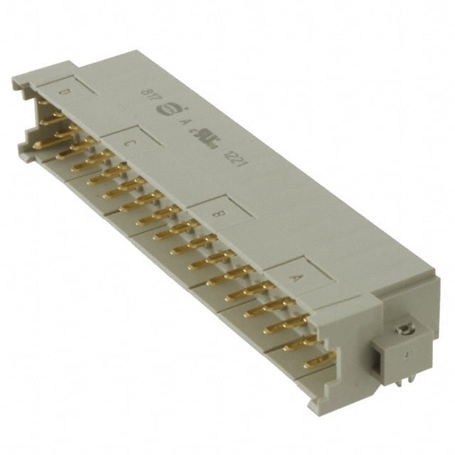 09063486921 CONN DIN HDR 48POS PCB RA GOLD