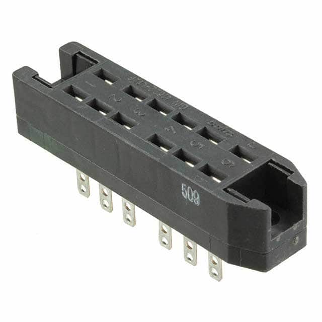 1393725-4 CONN DIN PLUG 12POS PNL MNT SLVR
