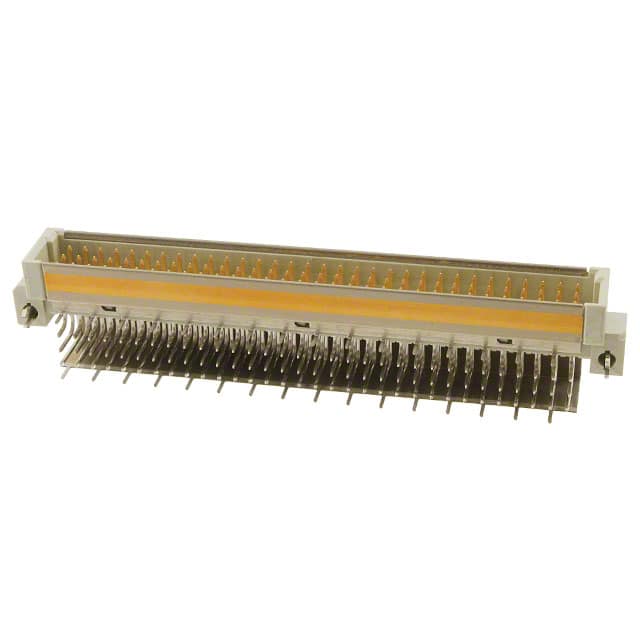 536148-5 CONN DIN PLUG 96POS PCB RA GOLD