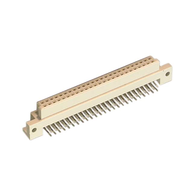 PCN13-50S-2.54DS(71) CONN DIN RCPT 50POS PCB RA GOLD