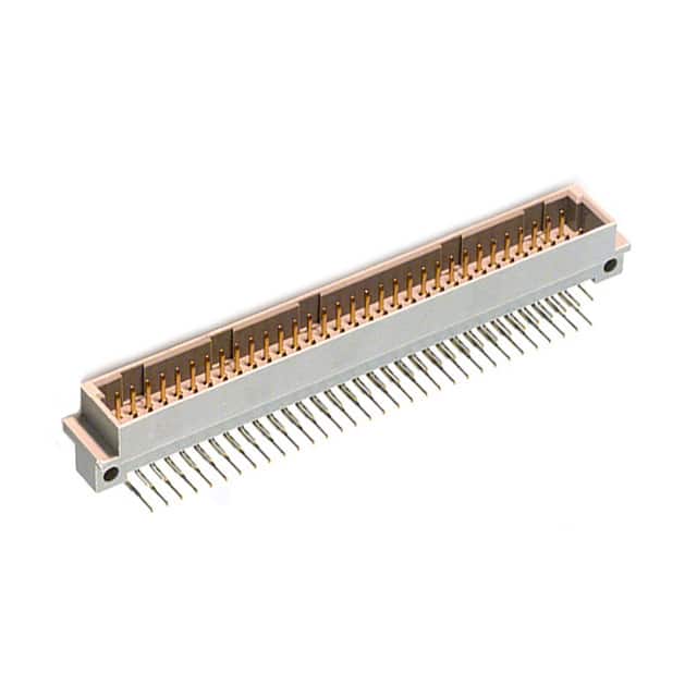 PCN10-64ACP-2.54DS CONN DIN HDR 96POS PCB RA GOLD