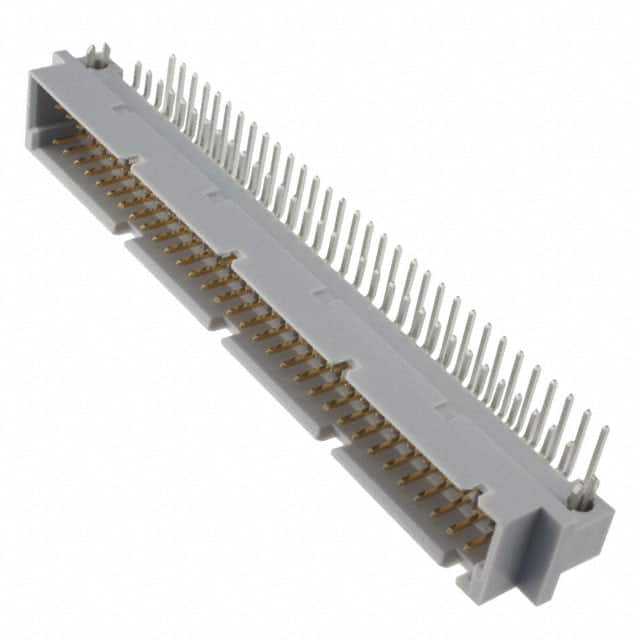 DIN-064CPB-RR1-KR CONN DIN PLUG 96POS PCB RA GOLD