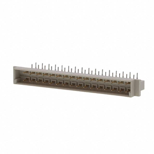 121A10649X CONN DIN HDR 32POS PCB RA GOLD