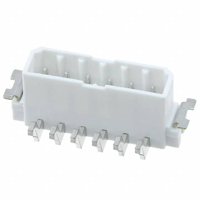 1830168 HEADER 6POS SMT WHITE