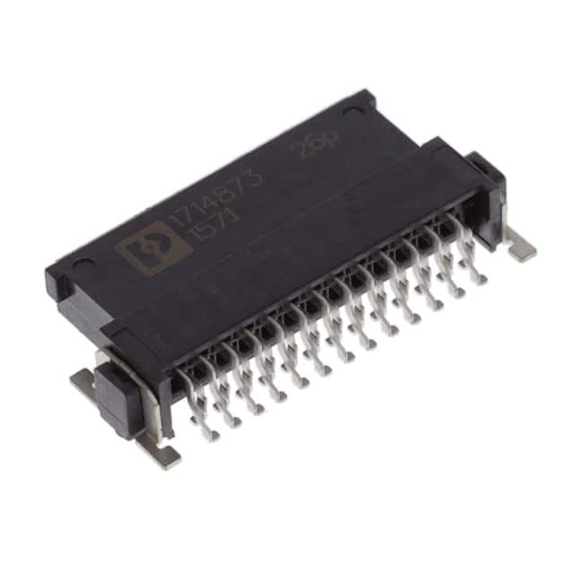1714873 CONN RECPT 1.27MM 26POS SMD RA