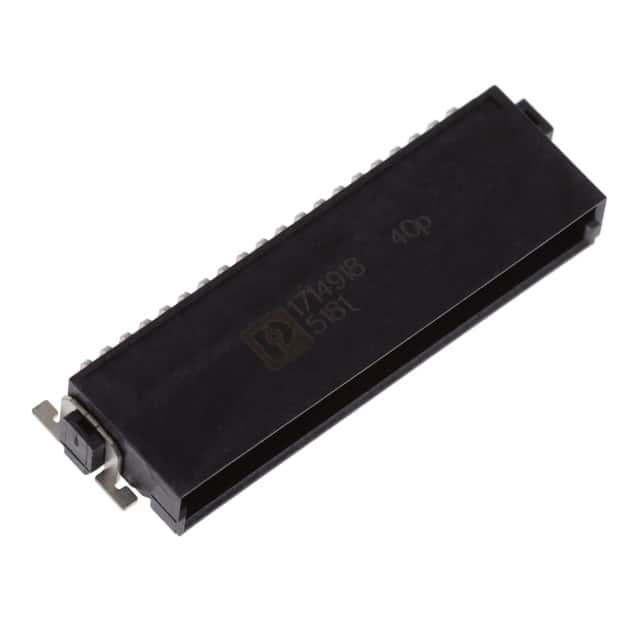 1714918 CONN HEADER 1.27MM 40POS SMD RA