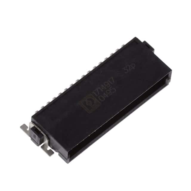 1714917 CONN HEADER 1.27MM 32POS SMD RA