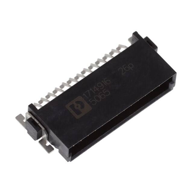1714916 CONN HEADER 1.27MM 26POS SMD RA