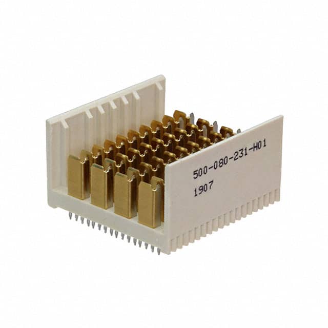 500-080-231-H01 ZD+ CONNECTOR, 2.0MM HARD METRIC