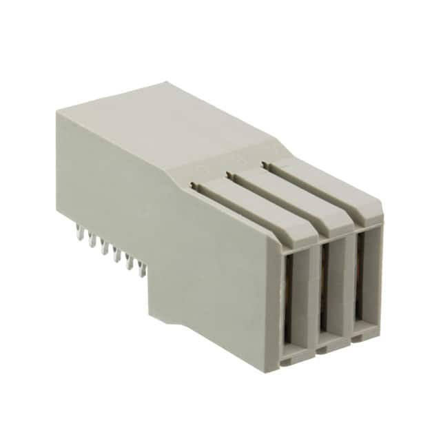 120943-1 CONN RCPT BLADE PWR 3POS EDGE MT