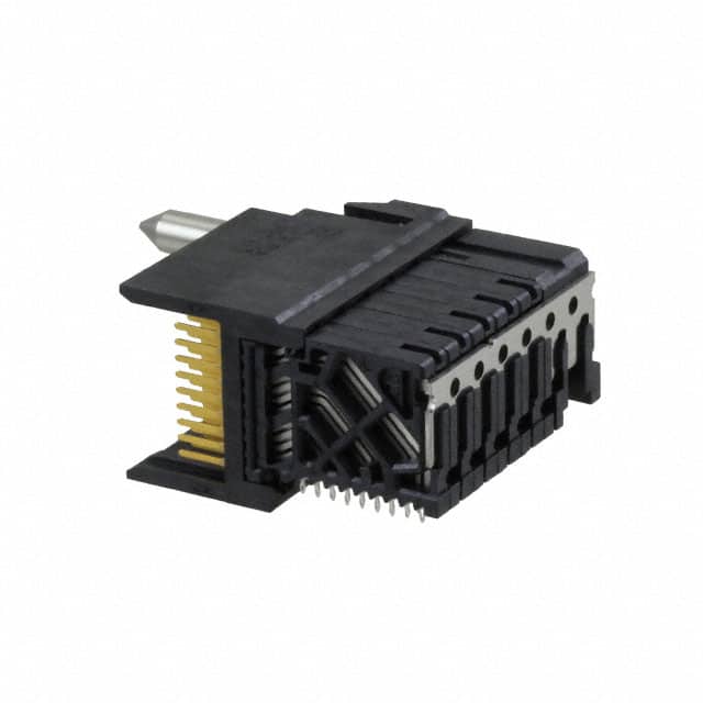 0764103107 CONN HDR IMPACT 90POS EDGE MNT