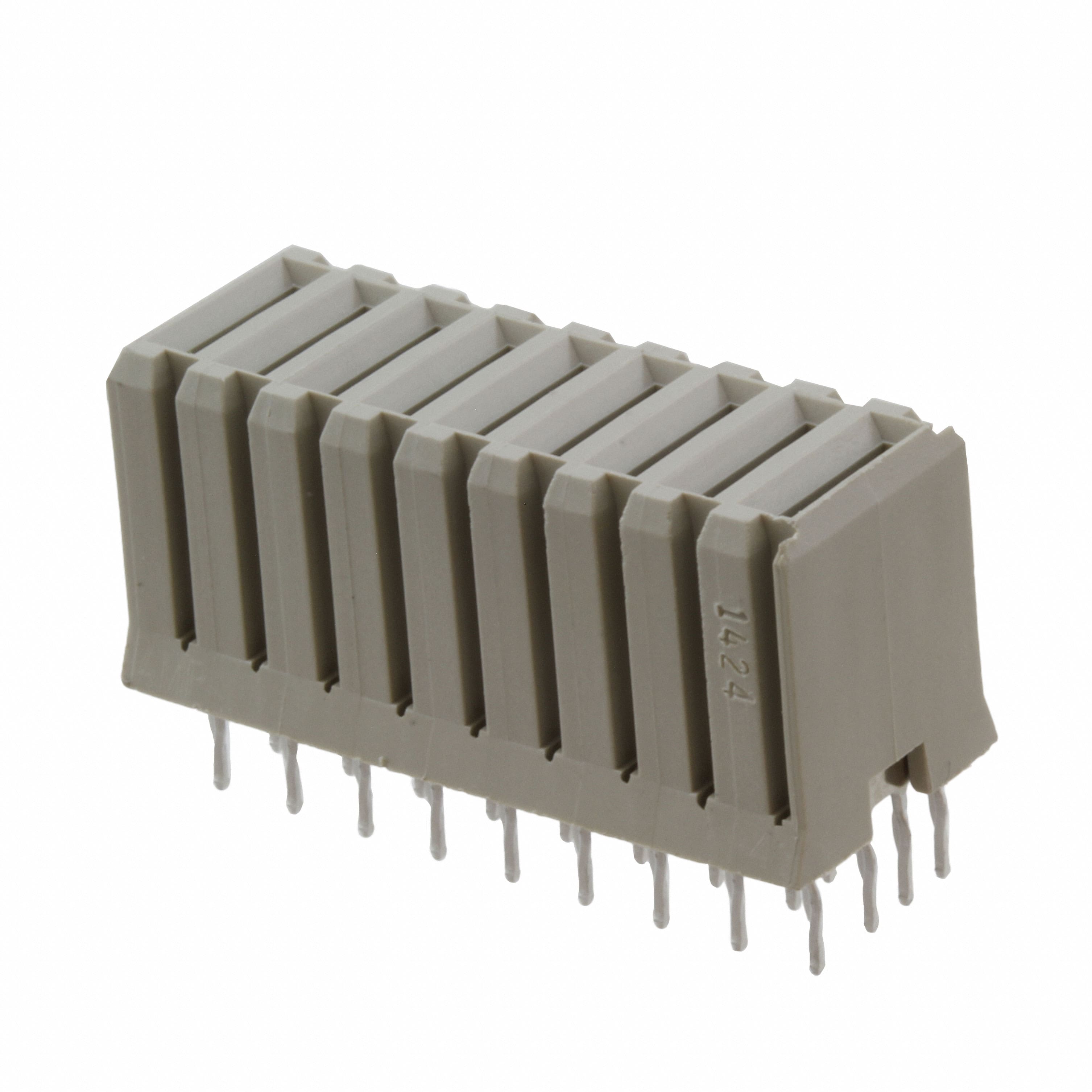 120953-6 CONN RCPT BLADE PWR 9POS PCB