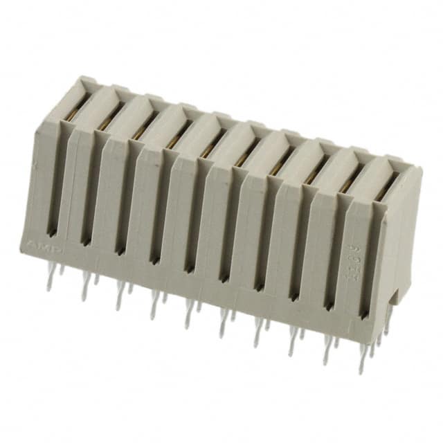 120953-7 CONN RCPT BLADE PWR 10POS PCB