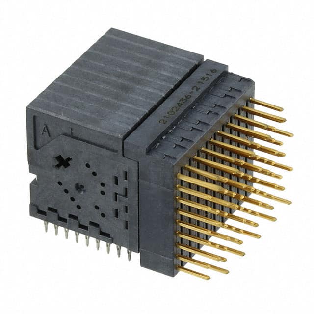 2102436-2 CONN HEADER 90POS EDGE MNT