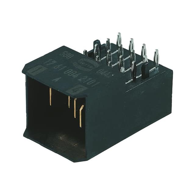 17610042101 CONN PLUG BLADE PWR 4POS EDGE MT