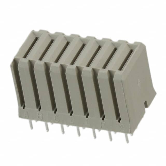 5223995-4 CONN RCPT BLADE PWR 7POS PCB