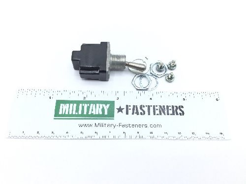 MS2452322 The Eaton MS2452322 is a military standard toggle switch featuring a two-position, maintained action with one pole. It is environmentally sealed and qualified to MIL-DTL-3950.